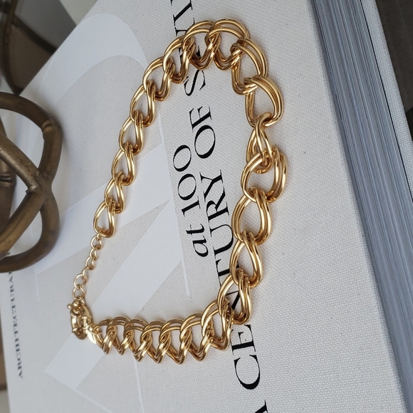 Club Monaco Jewelry - NWOT Club Monaco gold toned double chain link necklace